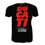 pritelli 1836002/L SHIRT Herren Ducati Corse, Schwarz, Größe L
