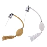 2 Stück Leere Parfümflasche Pump Flasche für Parfüm, Lotion, Öl mit Ballpumpe, nachfüllb