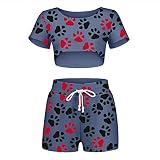 Women Home Brief Solid Elastic Waist Shorts Zweiteilige Trainingsanzug-Sets 2309 Freizeitanzug Merch Cosplay Sportanzug Sweatjacke Material Mix Perfectly BH WHP Fuchsia,