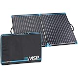 ECTIVE 12V 120W Klappbares Solarmodul Monokristallin mit Tragegriff MSP SunBoard 120 für Camping und O