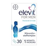 Elevit For Men, Vitamine und Mineralstoffe für die männliche Vitalität und Spermienqualität, 30 Stück