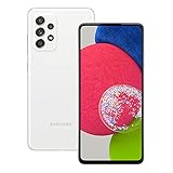 Samsung Galaxy A52s 5G Smartphone ohne Vertrag 6.5 Zoll Infinity-O FHD+ Display 128 GB Speicher 4.500 mAh Akku und Super-Schnellladefunktion White 30 Monate Herstellergarantie [Exklusiv bei Amazon]