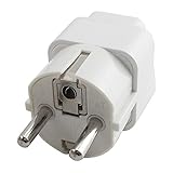 ZXTQW Reise Adapter Universal UK US AU. zu EU-AC. Steckdose Dach Frankreich Deutschland Korea Reiseladegerät-Adapter-Konverter Reisesteckeradapter (Standard : Plug Adapter)