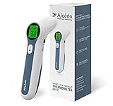 Alcedo Stirn- und Ohrthermometer für Erwachsene, Kinder und Babys Digitales Infrarot-Thermometer gegen Fieber | Berührungslos, sofort lesbar, medizinische Qualität | Beutel und B