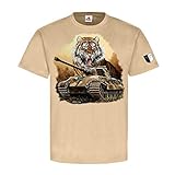 Lukas Wirp Königstiger Tiger II Panzer Köti Kunst Gemälde T Shirt 1#23469, Größe:XL, Farbe:S