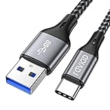 USB Typ C Kabel, RAVIAD USB C Ladekabel 1M QC 3.0 USB 3.0 Schnelles Aufladen und Synchronisation USB C Kabel Kompatibel für Samsung Galaxy S10/S9/S8, Huawei P30/P20, Sony Xperia XZ, Google, O