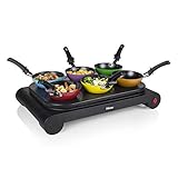 Tristar BP-2827 Party-Wok-Set – Auch als Crêpe- und Bratpfanne verwendbar – Leistung: 1000 W