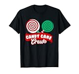 Candy Cane Crew Weihnachtssüßigkeiten Familienkostüm T-S