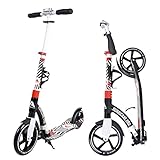 Apollo Scooter - Hurricane City-Scooter, 230mm Giant XXL Wheel mit Federung, City-Roller klappbar und höhenverstellbar, Kickscooter für Erw