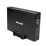 WAVLINK USB 3.0 Externes Festplattengehäuse für 3,5 Zoll SATA I/II/III SSD und HDD Festplatten Unterstützung UASP&12TB Laufwerke(Enthält Keine Festplatte)