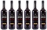 Apelia Black Label 6x 0,75l | Lieblicher Rotwein | Imiglykos | 11,5% Vol. | Kourtaki | + 1 x 20ml Olivenöl'ElaioGi' aus G