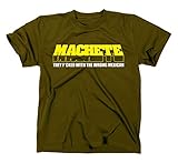 Machete Kult T-Shirt Planet Terror Grindhouse, Rodriguez Tarantino Oliv L