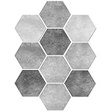 Holoras Selbstklebende Bodenfliesen zum Abziehen und Aufkleben, 10 Stück