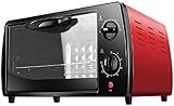 GJJSZ Backofen Toaster, elektrischer Backofen mit Konvektion, 9 l, 620 W, Timer 60 Minuten, präzise Kontrolle der Temperatur mit breitem B