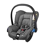 Maxi-Cosi Citi Babyschale, federleichter Gruppe 0+ Autositz (0-13 kg), nutzbar ab der Geburt bis ca. 12 Monate, concrete grey, g