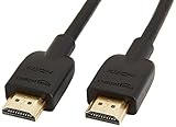 Amazon Basics – Hochgeschwindigkeitskabel, Ultra HD HDMI 2.0, unterstützt 3D-Formate, mit Audio Return Channel, 1,8