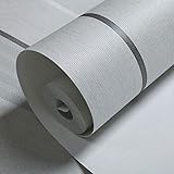 ADGEAAB Tapeten für Schlafzimmer Grau Tapete Vertikale Streifen-Wellenmuster Schlafzimmer Wohnzimmer Esszimmer TV Hintergrund Wall Paper (Color : Light Gray)