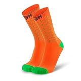 Splends Tennis socken Kick Serve Orange Damen, Herren, Kinder, Männer - Reitsocken, Herrensocken, Weihnachtssocken, Sportsocken, Laufsocken - lustige Lauf socken für Sneaker - 39-42 (39)