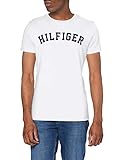 Tommy Hilfiger Herren T-Shirt SS Tee Logo, Weiß (White 100), X-Larg