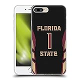Head Case Designs Offiziell Offizielle Florida State University FSU #1 Basketball Schwarz Soft Gel Handyhülle Hülle kompatibel mit Apple iPhone 7 Plus/iPhone 8
