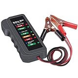 Batterietester Kfz 12V Autobatterie Tester Batterie Tester LED Lichter Digital Generator Prüfer Testgerät Power Check für Auto Fahrzeug Motorrad Generator Lichtmaschine Z