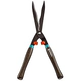 Gardena Classic Heckenschere 540: Robuste Gartenschere zum Schneiden von Sträuchern, 54 cm, Messer mit Wellenschliff, ergonomische Holzgriffe (391-20)