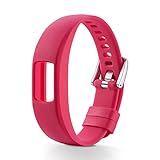 Kompatibel mit Garmin Vivofit4 Armbändern, weiches Silikon-Armband, klein/groß, für Garmin Vivofit4 Activity Tracker, S,