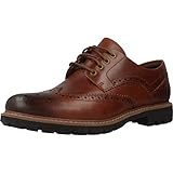 Clarks Herren Batcombe Wing Derbys, Dark Tan Lea, 43 EU