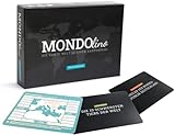 Mondolino - World Edition | Wissensspiel rund um die Welt für Kinder und Erwachsene | Allgemeinwissen zu Geographie, Sport, Wirtschaft & Geschichte | Kartenspiel für Spieleabende mit Familie/F