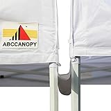 ABCCANOPY Baldachin Zubehör, 3 m, Regenrinne / leichte Dachrinne für 3 x 3 m, Überdachung zum Aufklappen, G