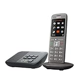 Gigaset CL660A - Schnurloses DECT-Telefon mit Anrufbeantworter und großem TFT-Farbdisplay - moderne Benutzeroberfläche, großes Adressbuch, schlankes Design Telefon,