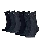 Puma Unisex Sportsocken Cush Crew 6er Pack (39-42, Navy)