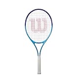 Wilson Tennisschläger Ultra Blue 25, Für Kinder von 9 - 10 Jahren, Carbonfaser/Legierung, Blau, WR053810H