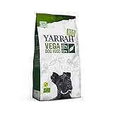 YARRAH Vega Vegetarisches Bio-Trockenfutter für Hunde – für alle Rassen und Altersgruppen | Exquisite Biologische Hundebrocken, 7kg | 100% biologisch & frei von künstlichen Z
