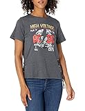 AC/DC Damen ACDC Side LACE UP Tee T-Shirt, elfenbeinfarben, Groß