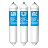 3X AQUACREST DA29-10105J Kühlschrank-Wasserfilter, Kompatibel mit Samsung (nur externe) DA29-10105J HAFEX/EXP DA2010CB LG 5231JA2010A Wpro USC100/1 WSF-100, EF9603(3)