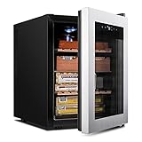 Rotweinregal Zigarrenweicher Schrank Zigarrenkühlschrank Tragbarer Humidor Vierschichtiges Trennwanddesign 33L300 Kap