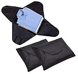 ZOLLNER 3er Set Hemdentasche 41x30 cm, faltenfreie Kleidung, wasserabw