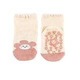 Kleinkind MäDchen Baumwollmischung Rutschfeste Socken Nette Baumwolle Mit Griffen Baby MäDchen Anti-Rutsch-Socken ZufäLlige Dicke Socken Kinder Bunte Sock