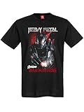 Iron Man War Machine - Heavy Metal T-Shirt schwarz S