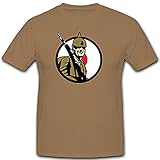 Soldat Deutschland WK 1 WW I Militär Pickelhaube Gewehr- T Shirt #11352, Größe:XL, Farbe:S