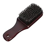 Minkissy Männer Haarbürste Borsten Haarbürste Holzbürste Bartreinigungsbürste Salon Bartbürste Für Mens Pflege Haar B
