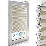 Spiegel Deutschland Thermo Wabenplissee Custom Konfigurieren Sie Ihr eigenes Wabenplissee mit Bohren oder Wabenplissee mit Kleben I Maßgefertigt für Türen & Fenster|Sichtschutz 100% Verdunkelung