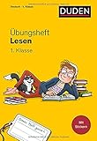 Übungsheft - Lesen 1. Klasse: Mit Stickern und Lernerfolgskarten (Übungshefte Grundschule)