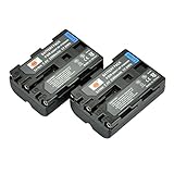DSTE 2-Pack Ersatz Batterie Akku für Sony NP-FM500H A57 A58 A65 A77 A100 A200 A200K A200W A300 A300K A300X A350 A350H A350K A350X A450 A500 A550 A560 A580 A700 A700K A700P A700Z A850 A900 A900 ILCA-77M2 SLT-A99 Alpha A99 II