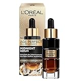 L'Oréal Paris Anti-Aging Nachtserum zur Förderung der Zellregeneration, Mit Antioxidantien und Vitamin E, Age Perfect Zell Renaissance Midnight Serum, 30