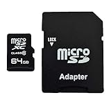 dekoelektropunktde 64GB Micro SD SDXC Speicherkarte mit Adapter Class 10 kompatibel für Samsung Galaxy S4 M