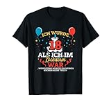Ich wurde 18 als ich im Lockdown war Geburtstag Birthday T-S