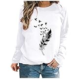 Mophghdj Winterpullover Damen - Comfy Hoodie Longsleeve Damen Pullover & Strickjacken fã¼r Damen oodie Hoodie Damen Italy einfarbige H