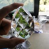 WHHHuan 1 stück 80mm Glaskunst Kristall Prisma Anhänger Kronleuchter Lampe Hängende Verzierung DIY Suncatcher Facettierte Teardrop